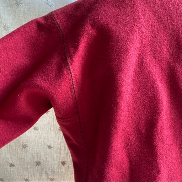 Vintage embroidered wool kimono jacket - Picture 6 of 8